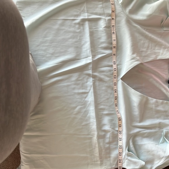 Express - light aqua colored blouse with pleated sleeves - size XL - Picture 5 of 7